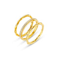 Molten Crystal Ring Stacking Set