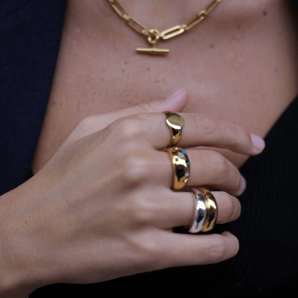 LUXE Domed Ring - Silver