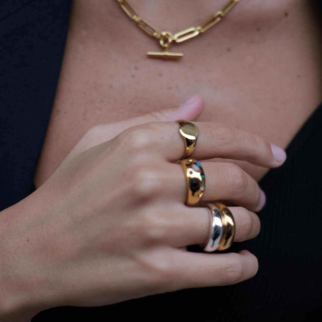 LUXE Domed Ring - Silver