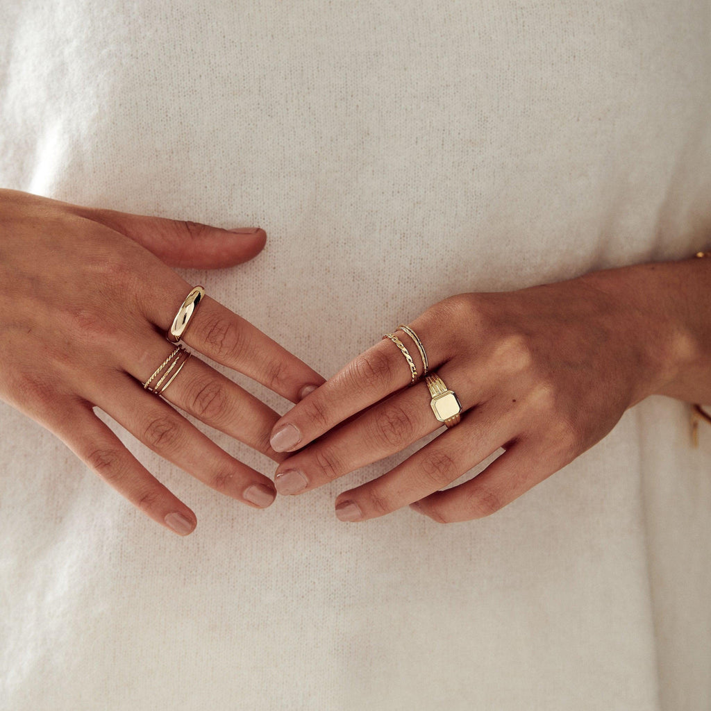Multi Stack Ring Set - Gold