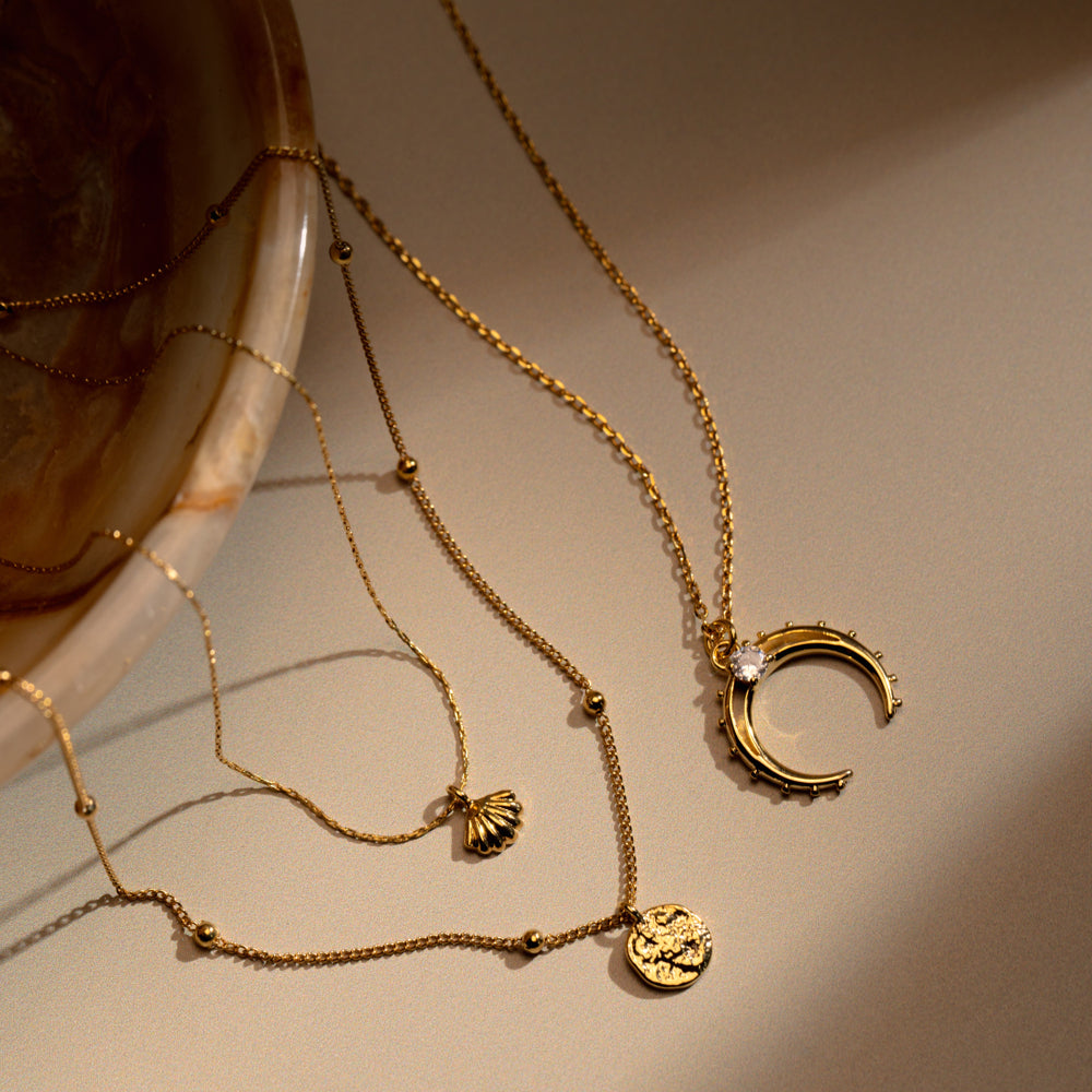 Desert Moon Horseshoe Necklace