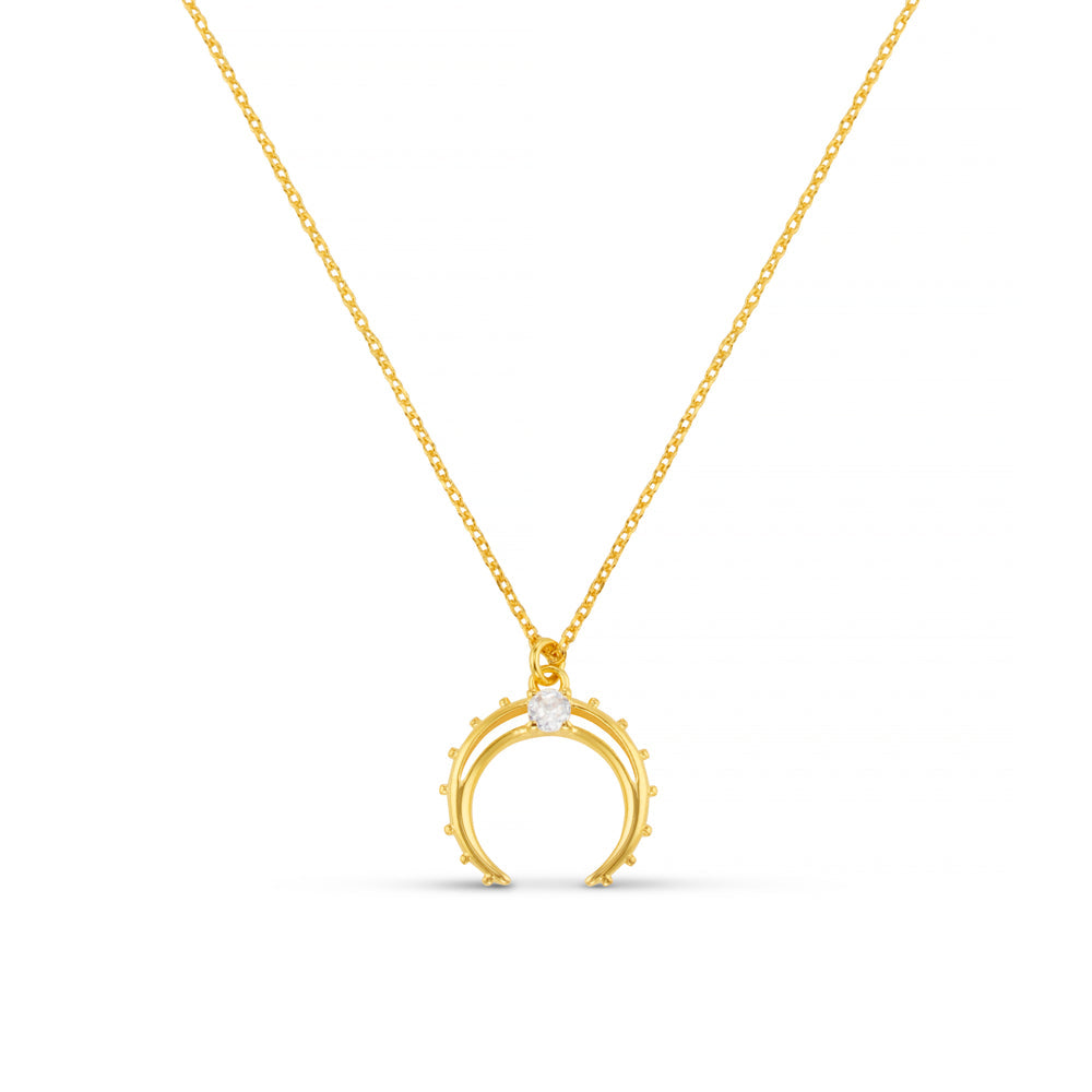 Desert Moon Horseshoe Necklace