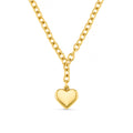 LUXE Chunky Heart Drop Necklace
