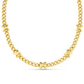 LUXE Chunky Stationed Cross Necklace