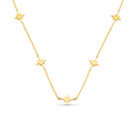 LUXE Fine Stationed Mini Starburst Necklace