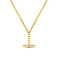 LUXE Pavé T-Bar Drop Necklace