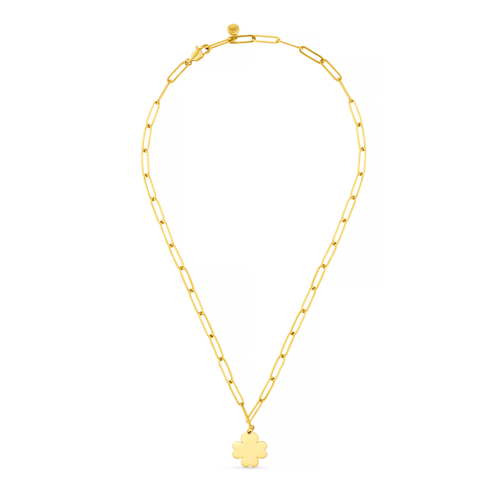 LUXE Polished Clover Necklace