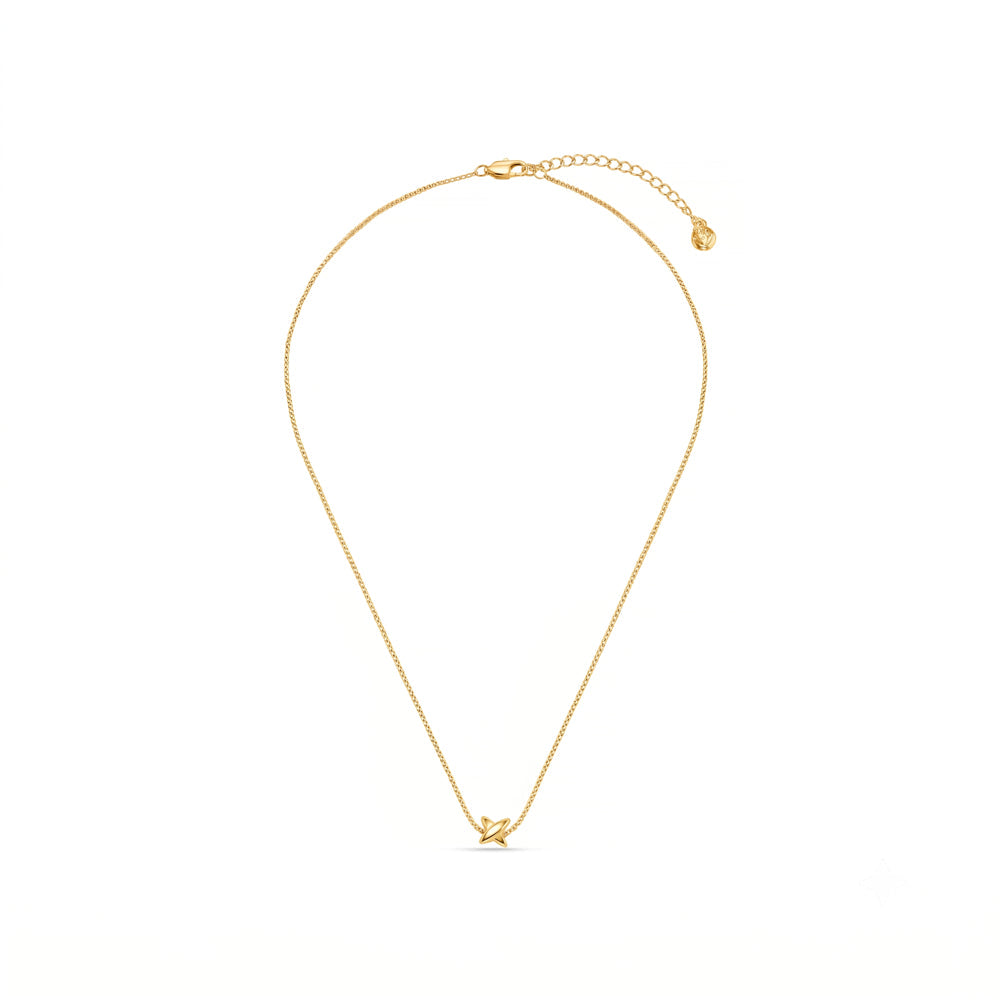 LUXE Polished Cross Chain Necklace