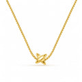 LUXE Polished Cross Chain Necklace