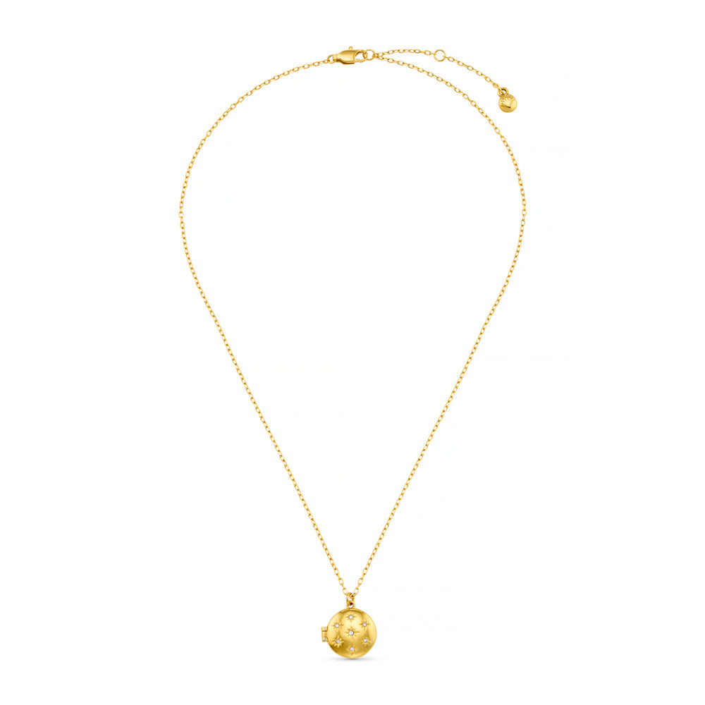 LUXE Starburst Locket Necklace