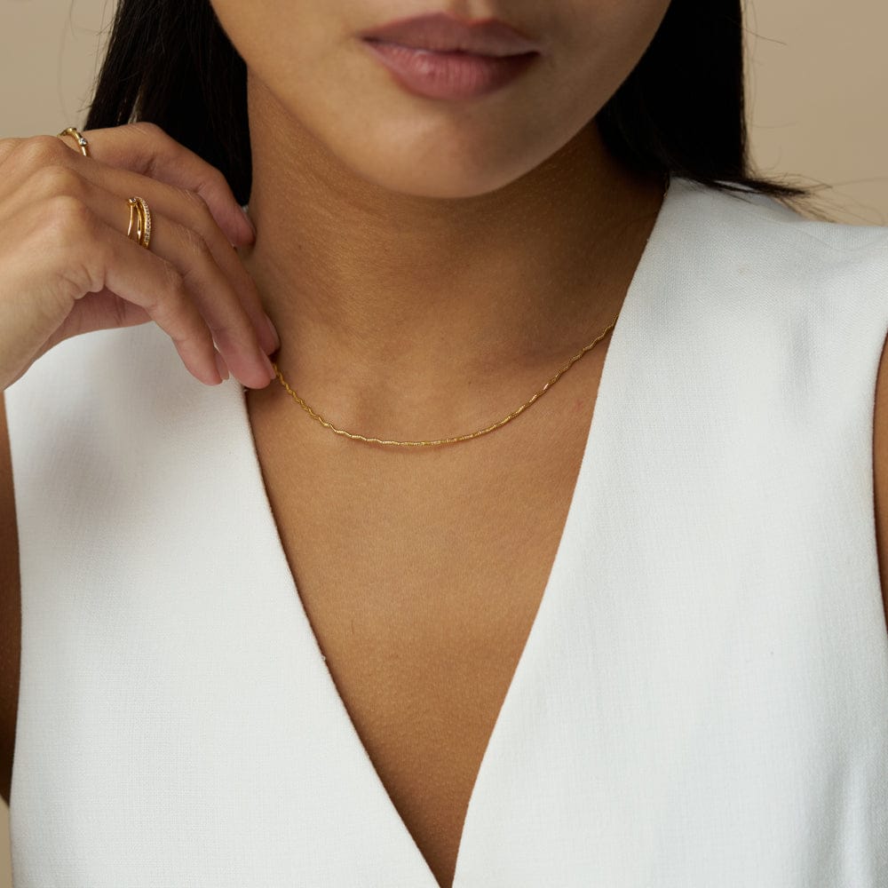 Wave Chain Necklace