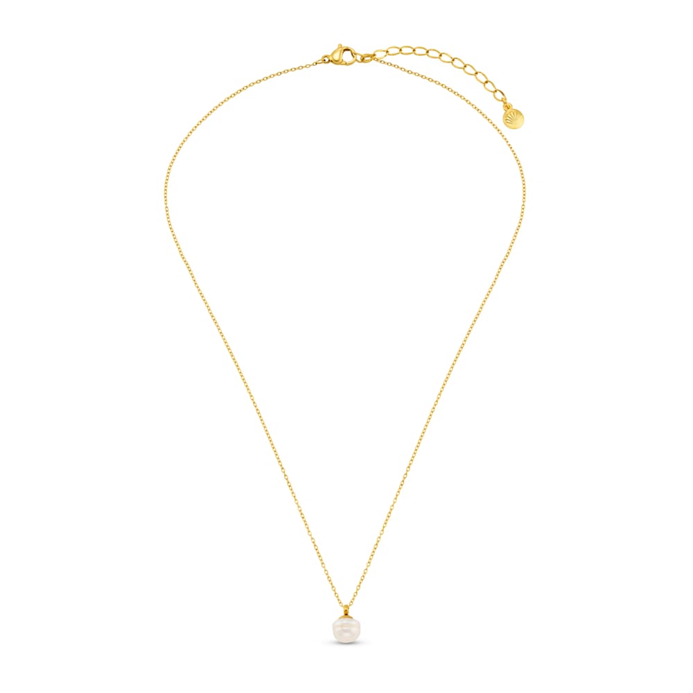 Organic Pearl Collar Necklace