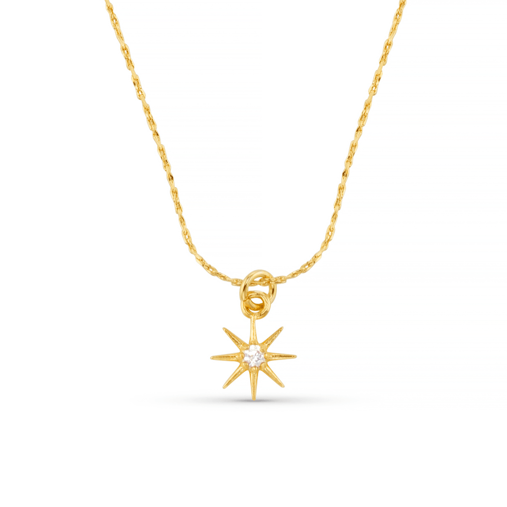 April Birthstone Crystal Necklace