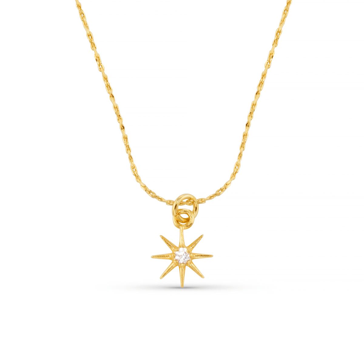April Birthstone Crystal Necklace