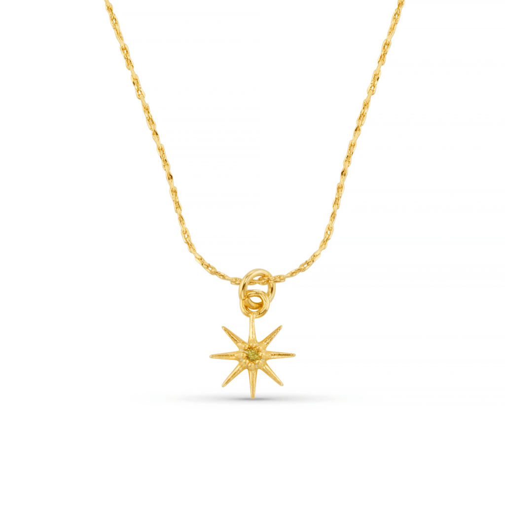 August Birthstone Peridot Necklace