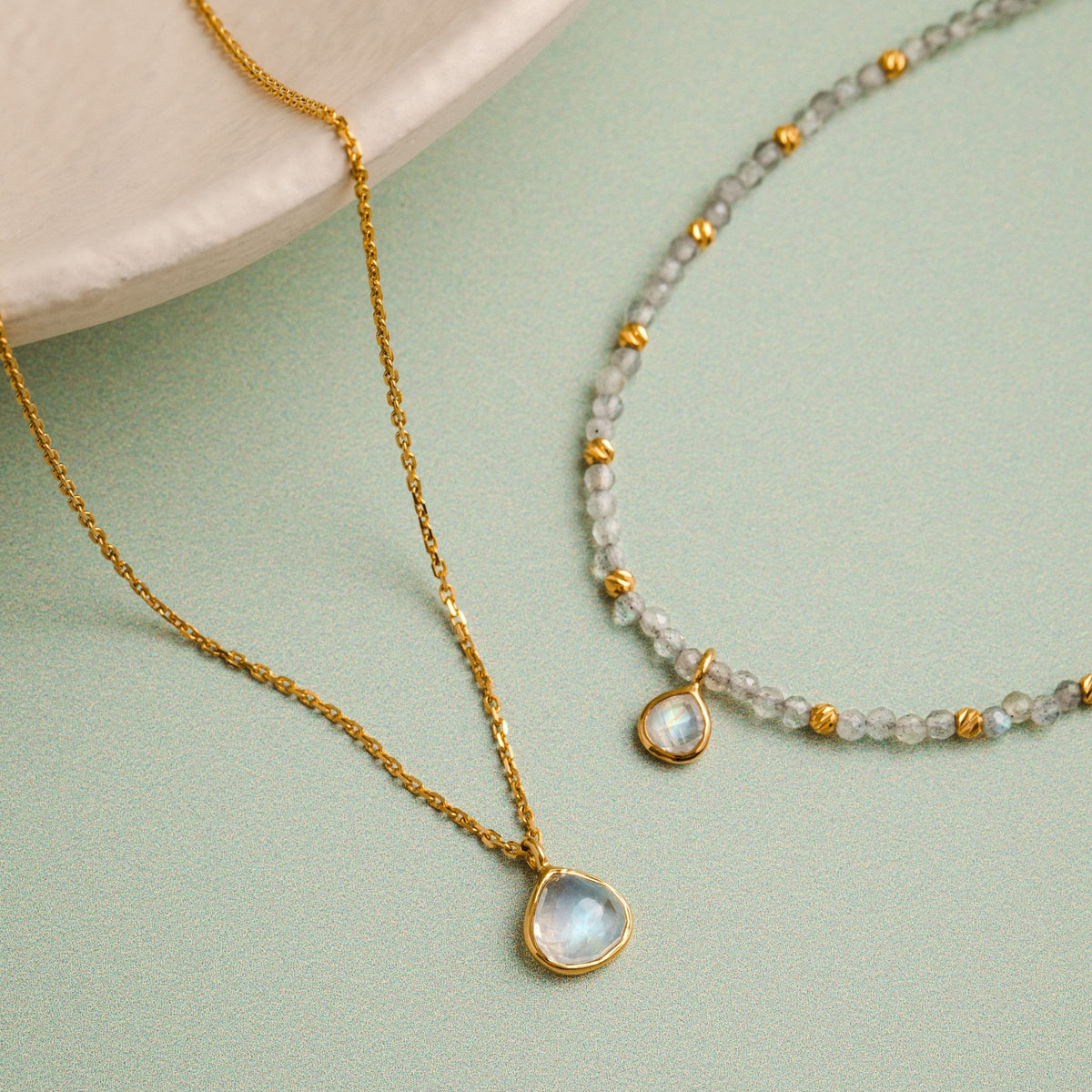 LUXE Moonstone Semi-Precious Necklace