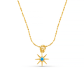 March Birthstone Aquamarine Necklace