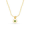 May Birthstone Emerald Necklace