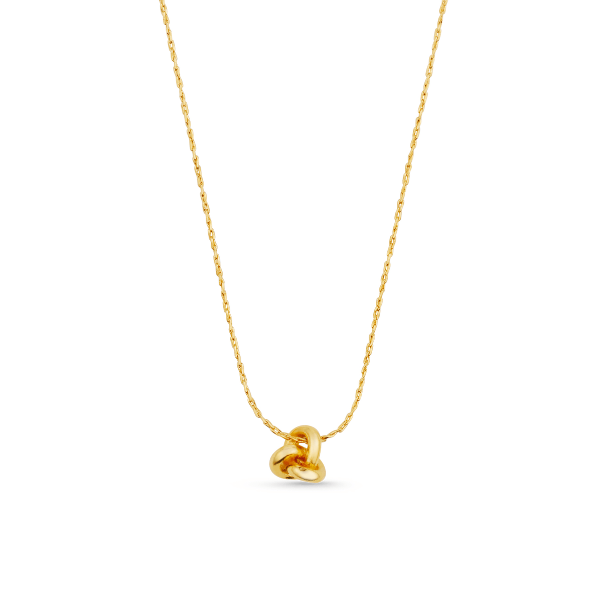 Mini Knot Fine Collar Necklace - Gold