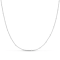 Satellite Chain Silver Necklace - Short