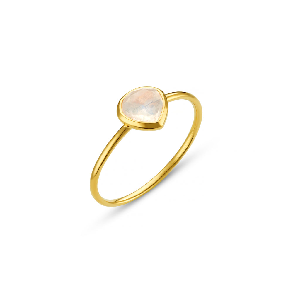 LUXE Rainbow Moonstone Ring