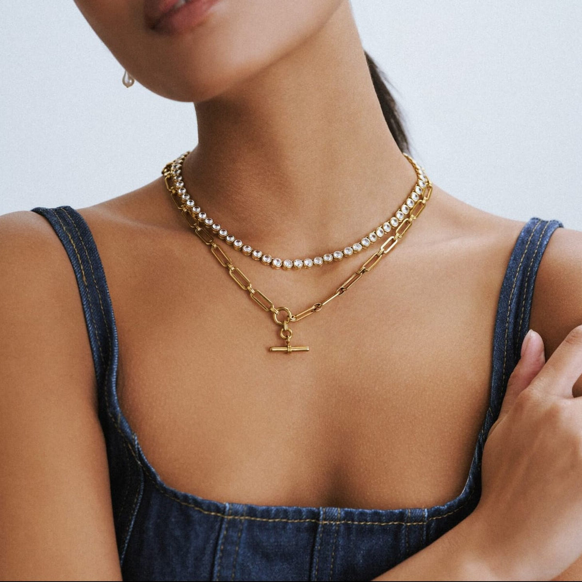 LUXE Tennis Necklace