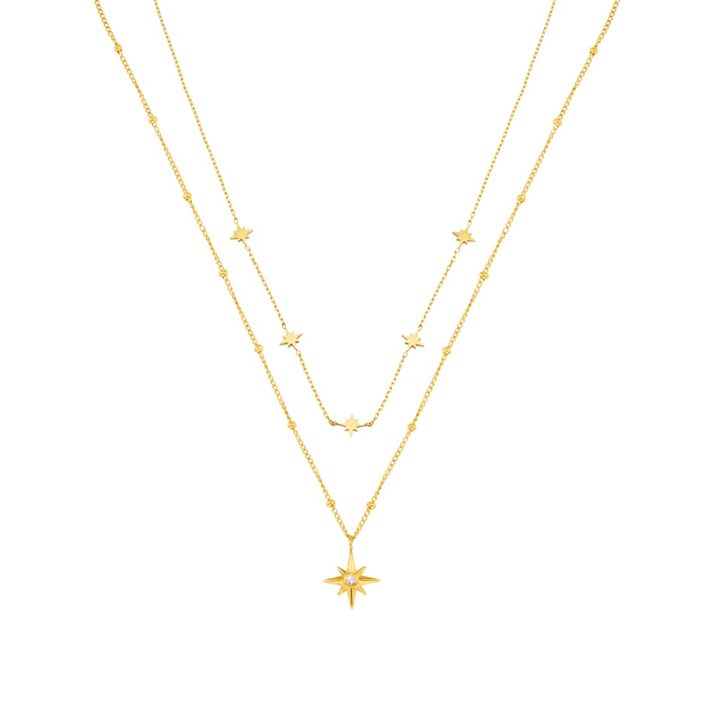 LUXE Starburst Necklace Jewellery Set