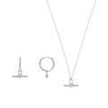 The T-Bar Charm Set - Silver