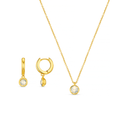 White Opal Style Set Made With Swarovski® Crystals