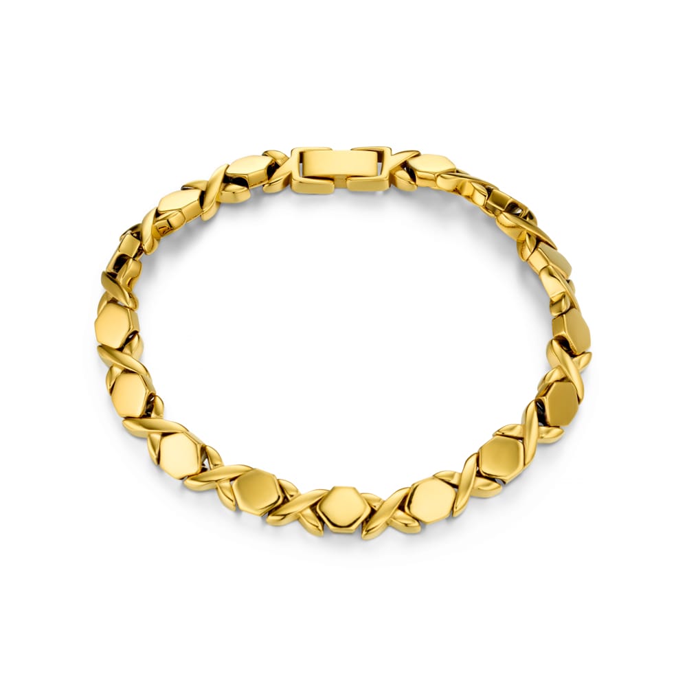 LUXE Cross Tennis Bracelet